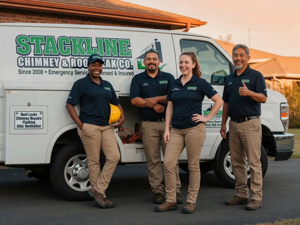 Chimney flashing repair company in Lucerne, CA